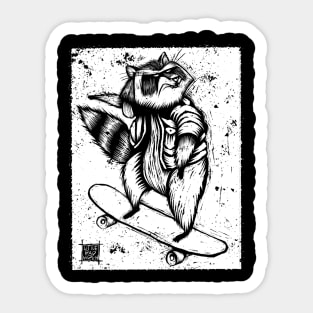 Rad Raccoon Sticker